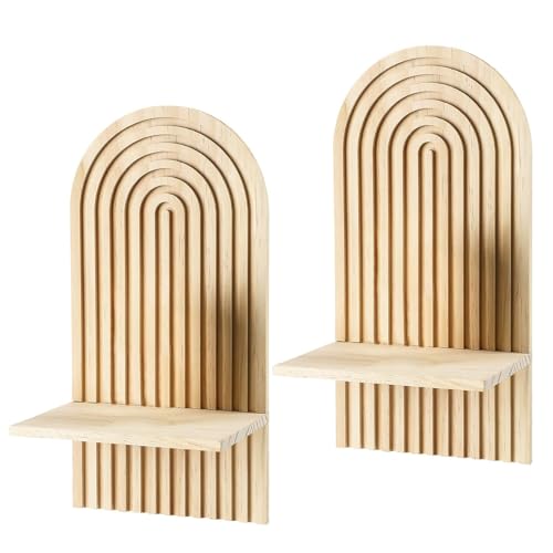 Wandregale Bohemian Wandregal,Boho Holzregal,2 Gebogene Holzregal,Bogenregal Wandregal,Wandregal Modern Boho Wandregale Bohemian Wandregal,Boho Holzregal,2 Gebogene Holzregal,Bogenregal Wandregal,Wandregal Modern Boho von Bmucp