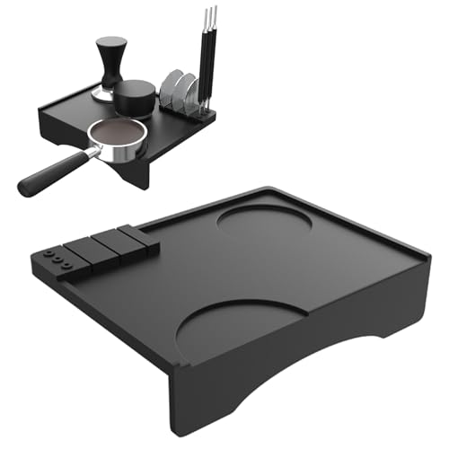 Bncxdc Tampermatte, Silikon tamper matte, barista matte für Espresso, Kaffee tamping matte mit Rillen von Bncxdc