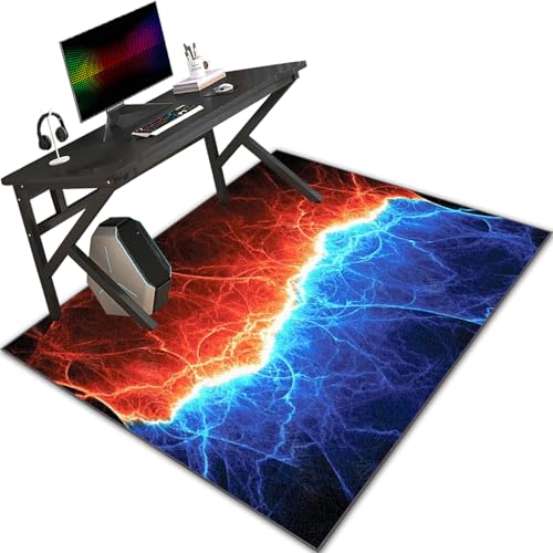 Schreibtischstuhl Unterlage für Laminat, Bodenschutzmatte, Gaming Stuhl Unterlage, Bürostuhl Unterlage 160 x 200 cm, Computerstuhl Teppich Stuhlmatte Anti-Silp Schutzmatte für Laminat Bürostuhlmatten von Bnehwogu