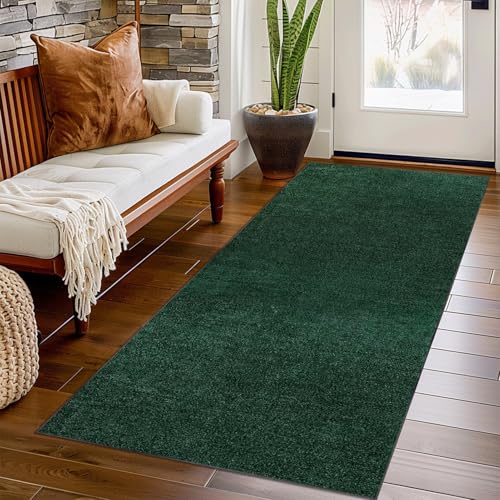 Teppichläufer Langer, Modern 40 x 200 cm Küchen Teppich, Flurläufer Schlafzimmer Carpet, Rutschfest Waschbar Küchenläufer, Teppich Läufer Flur für Vorzimmer Eingangsbereich Korridor Wohnzimmer von Bnehwogu