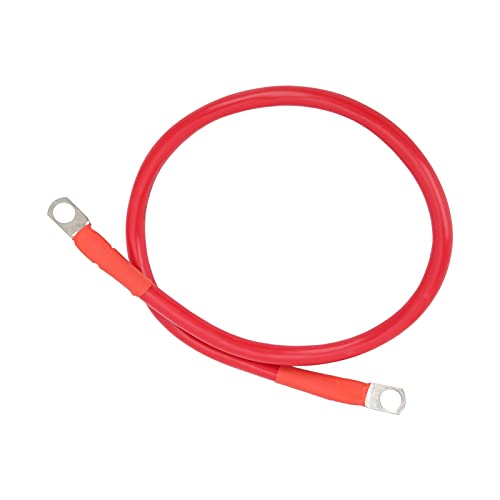 Bnineteenteam 150A ² Erdungsdraht 23,6 Zoll mit Kupferleiter für Batteriewechselrichter, Resistente Erdkabel für LKW -SUV (A (rot)) von Bnineteenteam