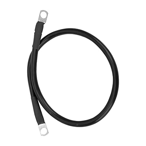 Bnineteenteam 150A ² Erdungsdraht 23,6 Zoll mit Kupferleiter für Batteriewechselrichter, Resistente Erdkabel für LKW -SUV (B (schwarz)) von Bnineteenteam