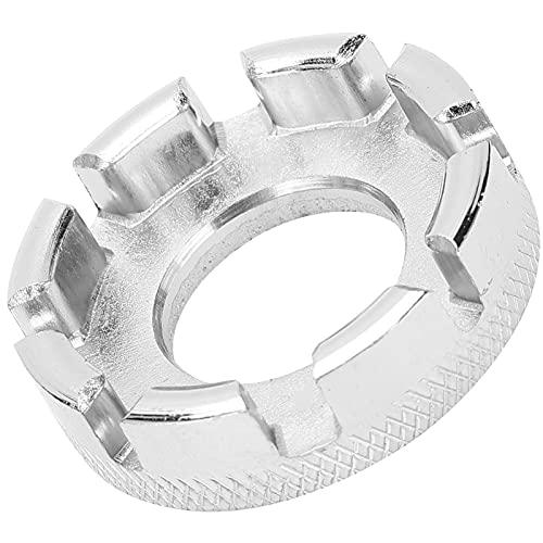Bnineteenteam 8 -Wege -Speichenschlüssel, Präzise Leistung, Tragbares und Langlebiges, Molybdänes Stahlwerkzeug Zum Einstellen von Speichen und Korrektur von Felgendeformationen, Leicht zu (SILVER) von Bnineteenteam