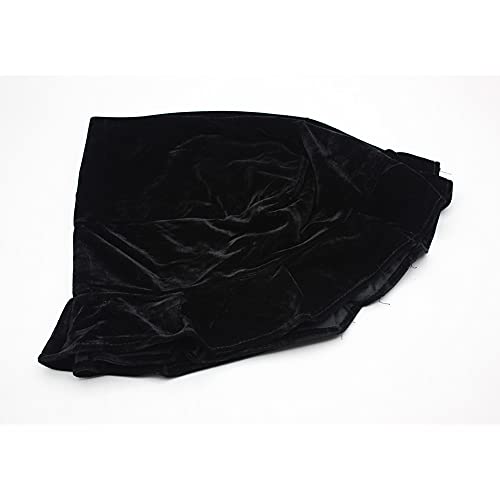 Bnineteenteam Anti Dust Pleuche Hocker Hocker Sitzbezüge Piano Bank Plissee Schonbezug Stuhl Protector für Klavier(Black) Musikinstrumentenzubehör von Bnineteenteam