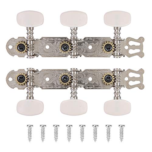 Bnineteenteam Classical Guitar Tuner Pegs Keys Zubehör (Links + rechts) EIN Set mit Fittings Kit Musikinstrumentenzubehör von Bnineteenteam