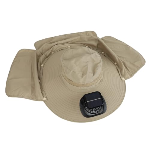 Bnineteenteam Fischereihut, Solar -Ventilator Breiter Krempehut mit Kühlem Ventilator, Tragbare Sonnenkappe für Männer Frauen, UPF50 -Schutz, Multifunktionaler Outdoor Hut mit Geheimer Note Tasche, Bnineteenteam Fischereihut, Solar -Ventilator Breiter Krempehut mit Kühlem Ventilator, Tragbare Sonnenkappe für Männer Frauen, UPF50 -Schutz, Multifunktionaler Outdoor Hut mit Geheimer Note Tasche, von Bnineteenteam