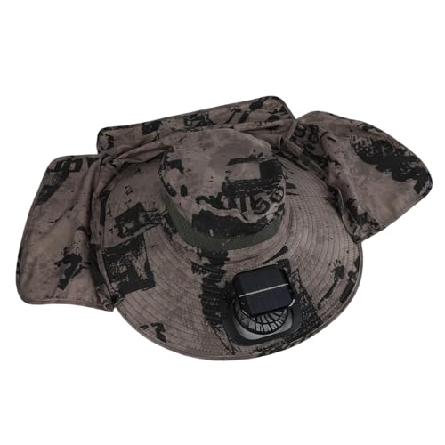 Bnineteenteam Fischereihut, Solar -Ventilator Breiter Krempehut mit Kühlem Ventilator, Tragbare Sonnenkappe für Männer Frauen, UPF50 -Schutz, Multifunktionaler Outdoor Hut mit Geheimer Note Tasche, Bnineteenteam Fischereihut, Solar -Ventilator Breiter Krempehut mit Kühlem Ventilator, Tragbare Sonnenkappe für Männer Frauen, UPF50 -Schutz, Multifunktionaler Outdoor Hut mit Geheimer Note Tasche, von Bnineteenteam