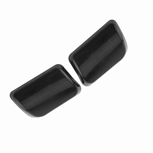 Bnineteenteam Scheinwerfer Waschmazle Düsenabdeckung Langlebiger Aftermarket -Ersatz Perfekte Passform für S80 V70 S40 C30 1 Paar Schwarzes Kunststoffmaterial von Bnineteenteam