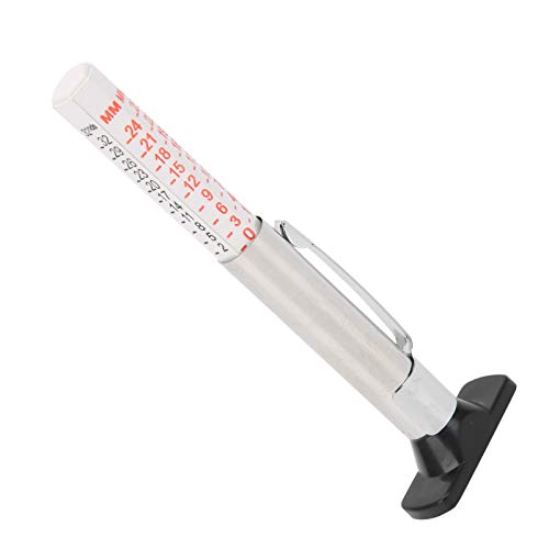 Bnineteenteam Tragbarer Auto Reifentiefe Tester Universal, 0‑25 Mm Reifenstufentiefenmessgeräte für Alle Fahrzeugreifen, Einfach zu Bedienendes Werkzeug für die Tägliche Wartung für Lkw-Besitzer Bnineteenteam Tragbarer Auto Reifentiefe Tester Universal, 0‑25 Mm Reifenstufentiefenmessgeräte für Alle Fahrzeugreifen, Einfach zu Bedienendes Werkzeug für die Tägliche Wartung für Lkw-Besitzer von Bnineteenteam