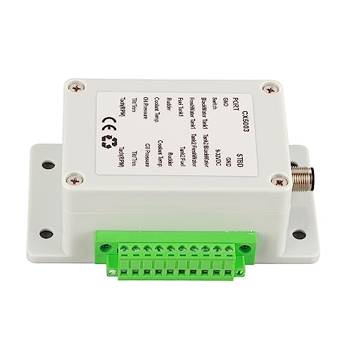 Bnineteenteam Wasserdichtes NMEA2000 -Konverterbox Sammeln Sie Sensorsignale für Netzwerkparameter für Yacht - ABS, Wie Gezeigt Bild, 100 X 68 X 50 Mm, 9-32 V DC für Marine Enthusiasten von Bnineteenteam