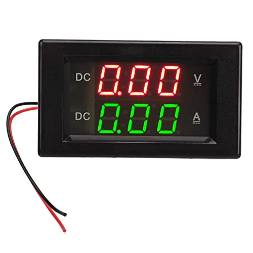 Bnineteenteam YB4835VA -Anzeigestrom Voltmeter, Digital Voltmeter Amperemeter DC 600V 100A Dezimalpunkt Automatische Schaltanlage Dual Anzeigestrom von Bnineteenteam