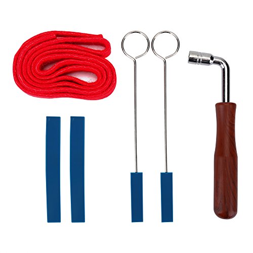 Piano Tuning Kit, 6-TLG. Piano Tuning-Wartungswerkzeuge umfassen Long Mutes, Short Mute mit Griff, Temperamentstreifen und Stimmhammer Performance-Zubehör Musikinstrumentenzubehör Piano Tuning Kit, 6-TLG. Piano Tuning-Wartungswerkzeuge umfassen Long Mutes, Short Mute mit Griff, Temperamentstreifen und Stimmhammer Performance-Zubehör Musikinstrumentenzubehör von Bnineteenteam