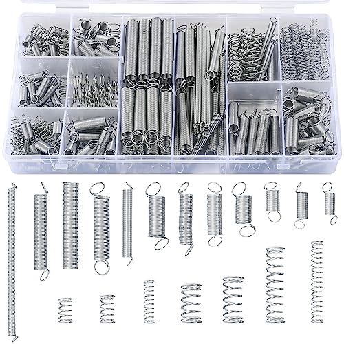 210 Stück Druckfedern und Zugfedern Sortiment Kit Federn Sortierte Verlängerungsfedern Stahl Metall Erweiterte Druckfeder Sortiment Set Spiralfedern Spiralfedern Kit 20 Größen 210 Stück Druckfedern und Zugfedern Sortiment Kit Federn Sortierte Verlängerungsfedern Stahl Metall Erweiterte Druckfeder Sortiment Set Spiralfedern Spiralfedern Kit 20 Größen von Bnnrjia