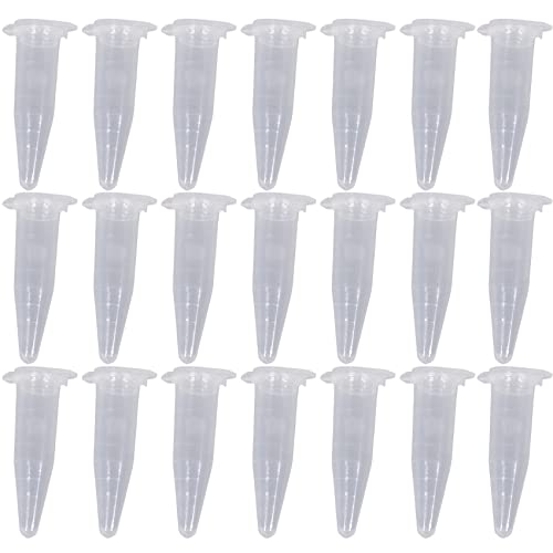 Bntaomle 100 Stück 1,5 ml Labor Mini Kunststoff Reagenzglas Zentrifuge Fläschchen Schnappverschluss 42 x 11 mm klar Bntaomle 100 Stück 1,5 ml Labor Mini Kunststoff Reagenzglas Zentrifuge Fläschchen Schnappverschluss 42 x 11 mm klar von Bntaomle