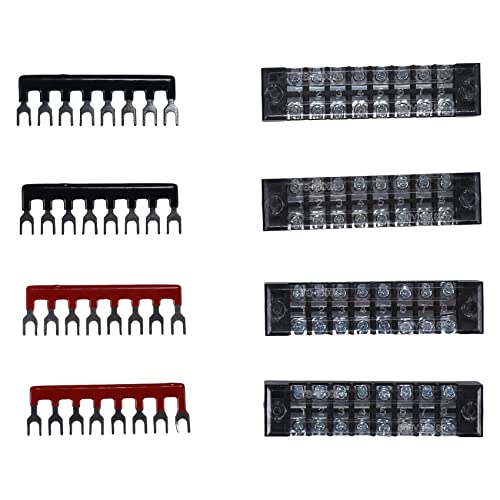 Bntaomle 4 Stück 8P Klemmleiste, 4 Stück 8P Kurzschlussleiste, TB1505 Retardant Kupfer Terminal Kurzschlussklemme Bntaomle 4 Stück 8P Klemmleiste, 4 Stück 8P Kurzschlussleiste, TB1505 Retardant Kupfer Terminal Kurzschlussklemme von Bntaomle
