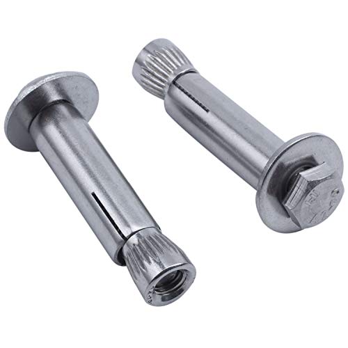Bntaomle M6 x 40 mm Reparatur-Teil Sechskant-Hülse Expansionsanker Schrauben 5 Stück Bntaomle M6 x 40 mm Reparatur-Teil Sechskant-Hülse Expansionsanker Schrauben 5 Stück von Bntaomle