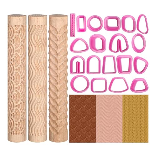 Bntaomle Polymer Clay Cutter für die Herstellung Von Ohrringen, Polymer Clay Roller Keramik Modellierwerkzeuge für DIY Handarbeit Bntaomle Polymer Clay Cutter für die Herstellung Von Ohrringen, Polymer Clay Roller Keramik Modellierwerkzeuge für DIY Handarbeit von Bntaomle