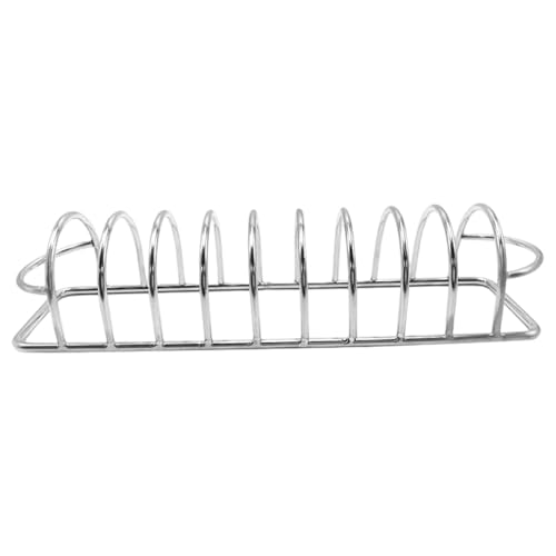 BnyHjir Rib Rack for Grill - Large Rib Rack - Stainless Steel Nonstick Cooking Tool Accessory for Barbecue Air Fryer Backyard Lawn Garden Outdoor BBQ Camping Picnic von BnyHjir