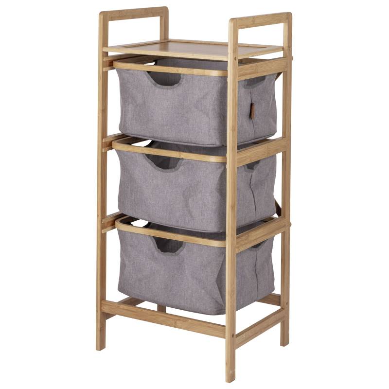 BO-CAMP Falt Schrank Selsdon Camping Kleider Regal Schubladen Möbel Bambus Holz von Bo-Camp Urban Outdoor
