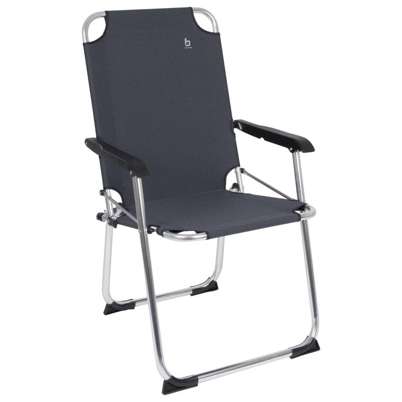 BO-CAMP Alu Klappstuhl Angelstuhl Anglerstuhl Camping Stuhl Klappsessel Faltbar-schwarz von Bo-Camp