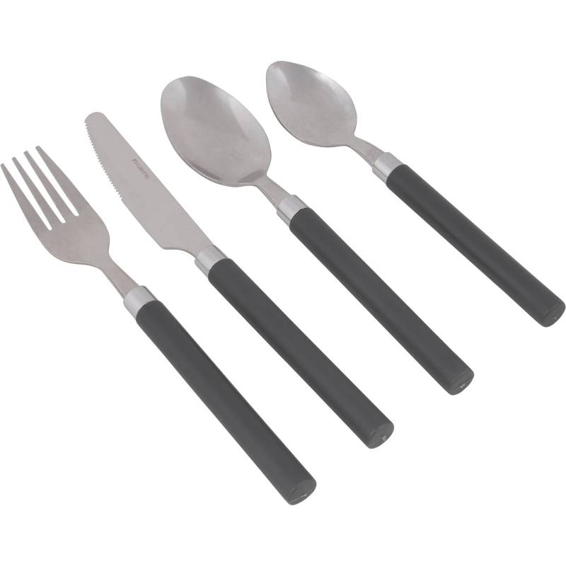 BO-CAMP Camping Besteckset Outdoor Reise Besteck Set Essbesteck Edelstahl 16tlg-Grau BO-CAMP Camping Besteckset Outdoor Reise Besteck Set Essbesteck Edelstahl 16tlg-Grau von Bo-Camp