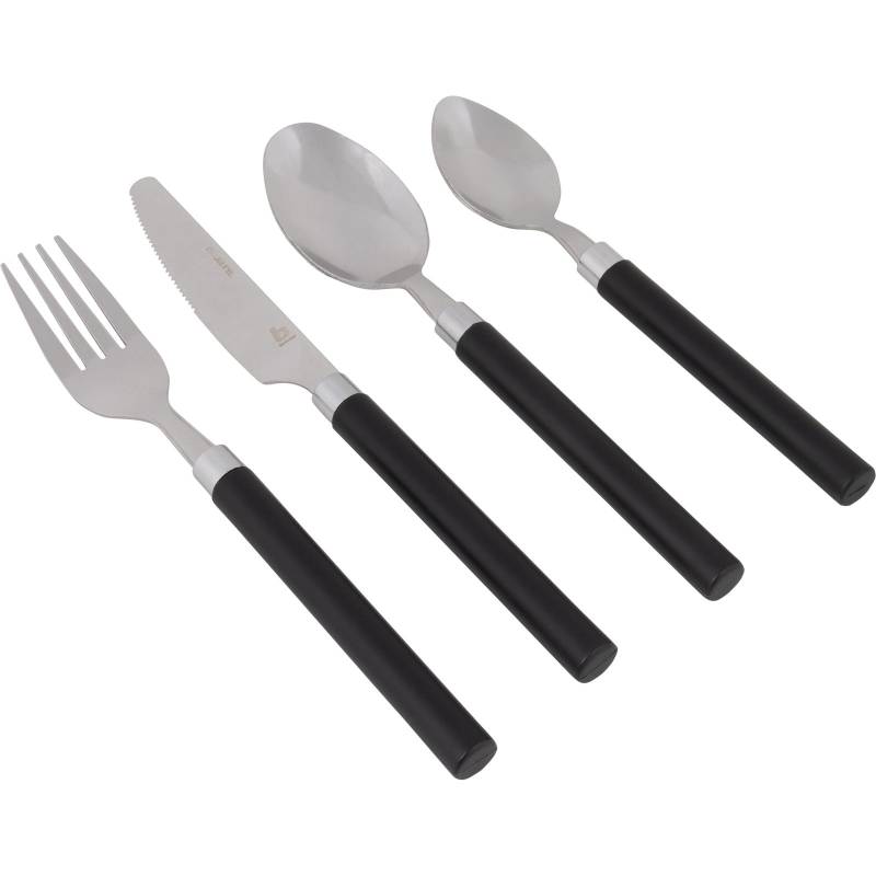 BO-CAMP Camping Besteckset Outdoor Reise Besteck Set Essbesteck Edelstahl 16tlg-schwarz BO-CAMP Camping Besteckset Outdoor Reise Besteck Set Essbesteck Edelstahl 16tlg-schwarz von Bo-Camp