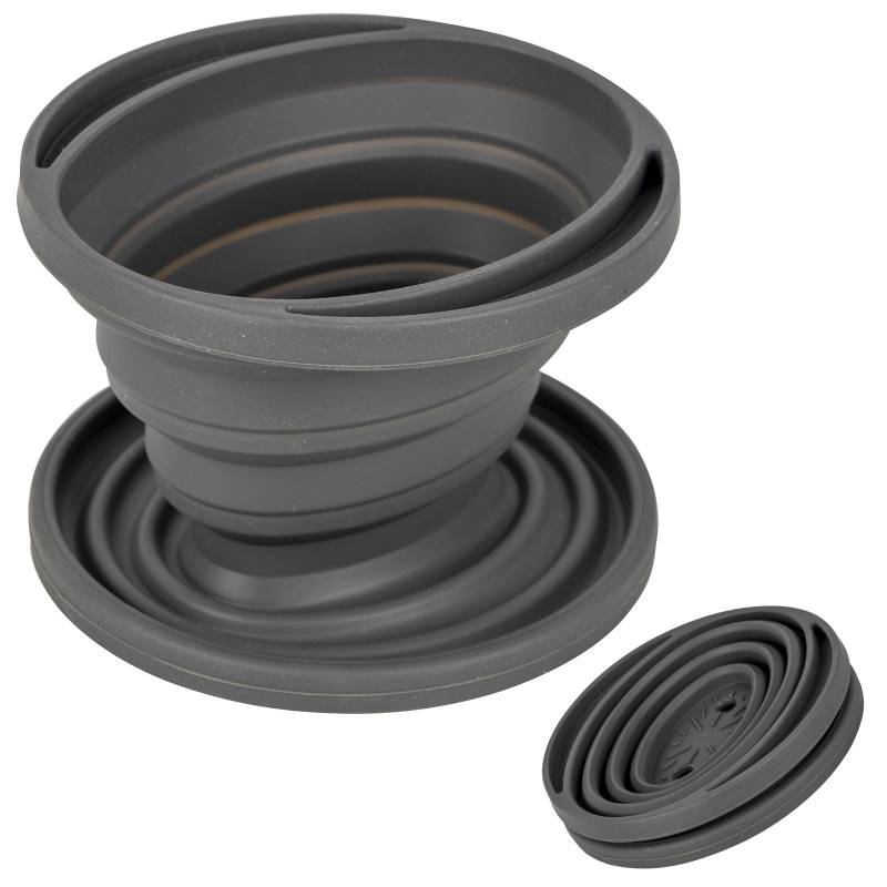 BO-CAMP Camping Kaffee Filter Tütenhalter Tee Bereiter Faltbar Silikon #2 von Bo-Camp