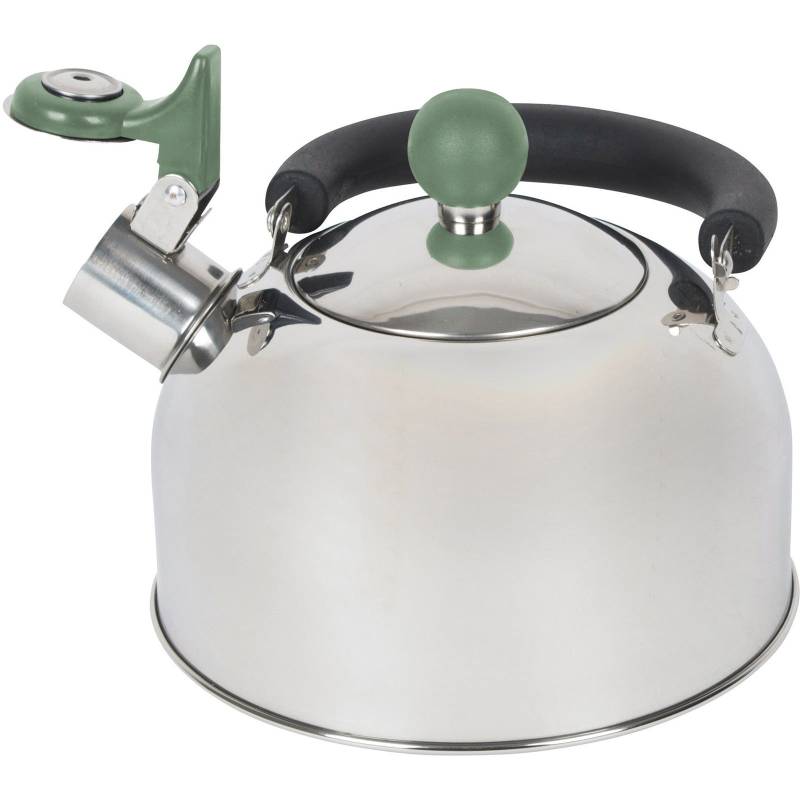 BO-CAMP Camping Wasserkocher Trend 1 Flötenkessel Teekessel Edelstahl 1,2 L von Bo-Camp