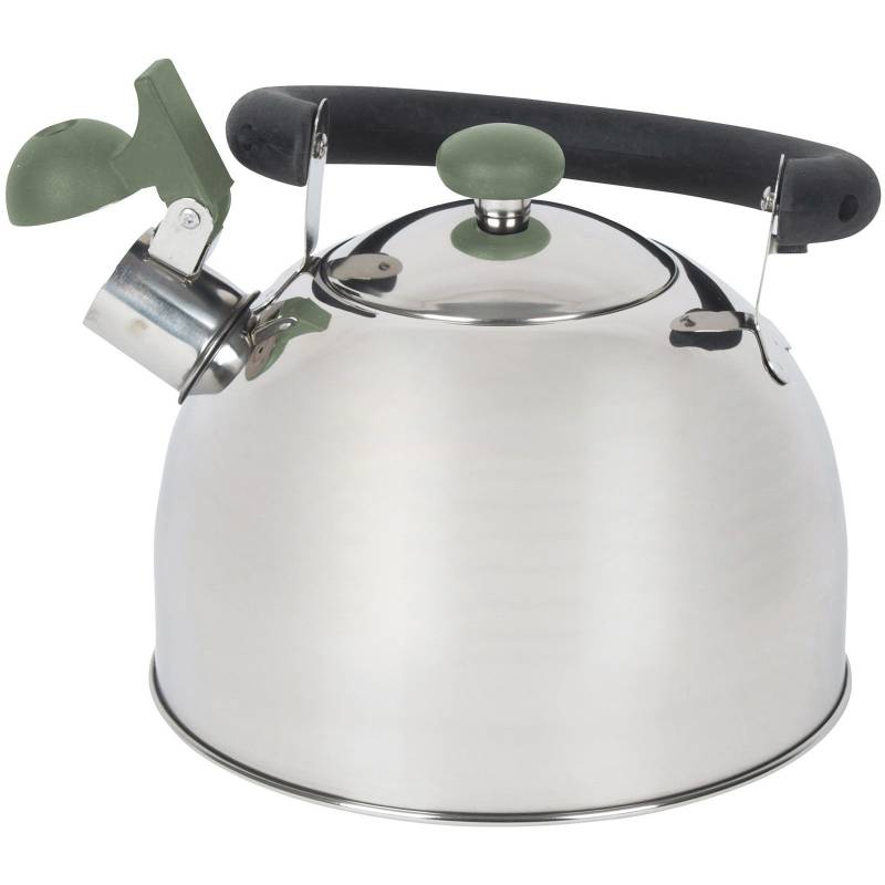BO-CAMP Camping Wasserkocher Trend 2 Flötenkessel Teekessel Edelstahl 2,5 L von Bo-Camp