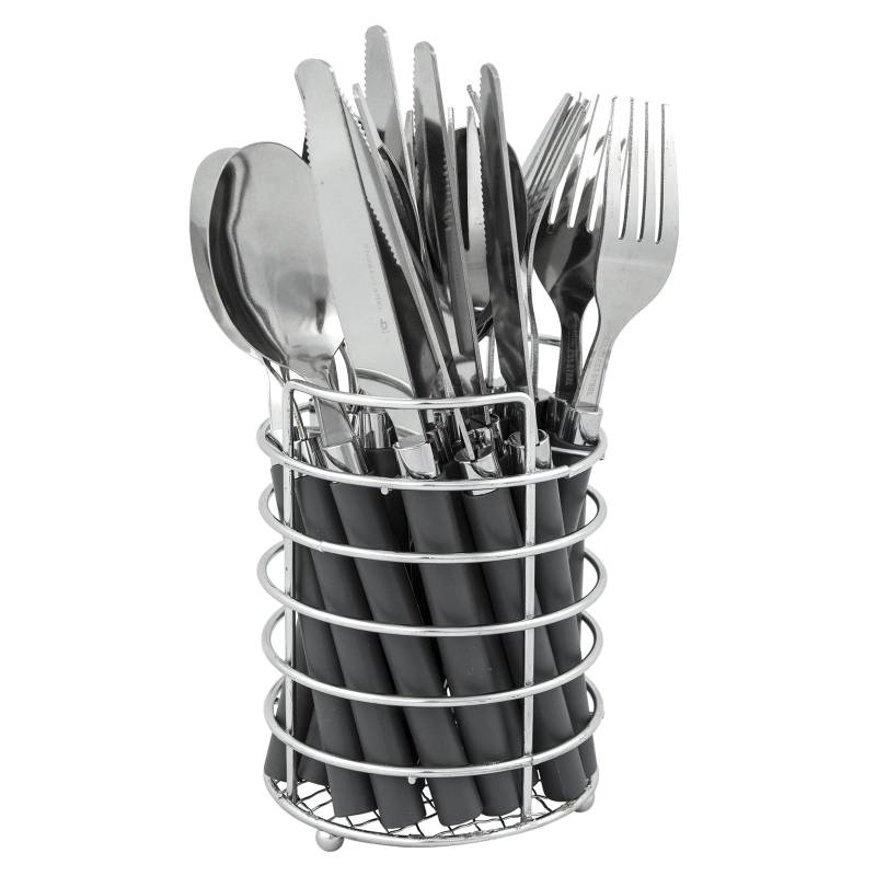 BO-CAMP Edelstahl Besteckset 24-teilig Campingbesteck Camping Besteck Essbesteck BO-CAMP Edelstahl Besteckset 24-teilig Campingbesteck Camping Besteck Essbesteck von Bo-Camp