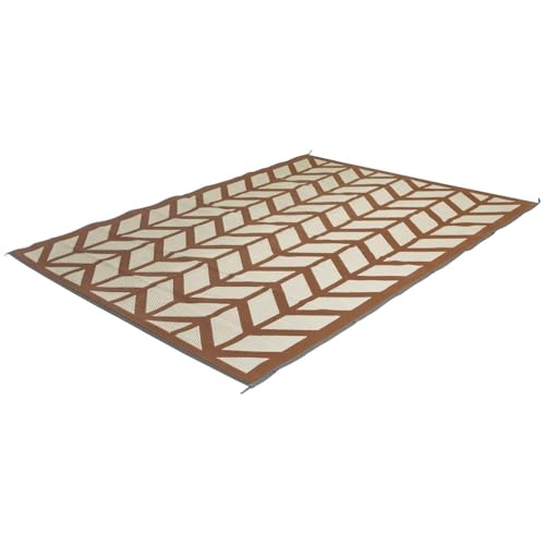Bo-Camp Flaxton Outdoor-Teppich, braun, 200x180cm von Bo-Camp