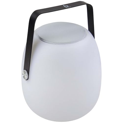 Bo-Camp Industrial Collection - Tischlampe - Wade - mit Bluetooth-Lautsprecher - wiederaufladbar von Bo-Camp