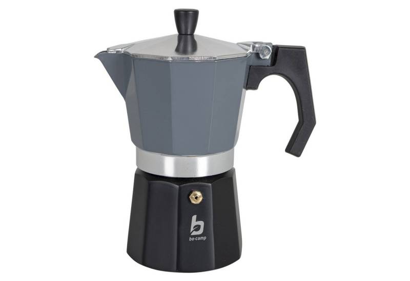 Bo-Camp Permanentfilter Espressokocher Percolator Kaffee Kocher, Aluminium, Espresso Kanne Alu 2-6 Tassen von Bo-Camp
