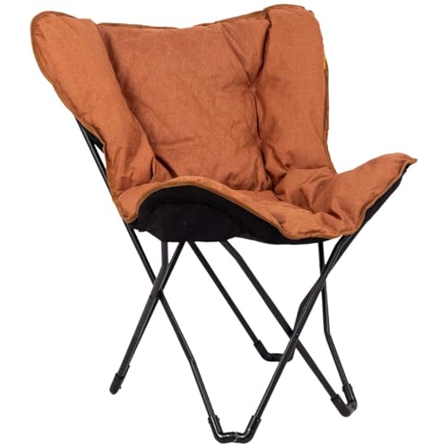 Bo-Camp Schmetterling Stuhl Himrod Camping Garten Lounge Stuhl Sessel Klappstuhl Clay von Bo-Camp