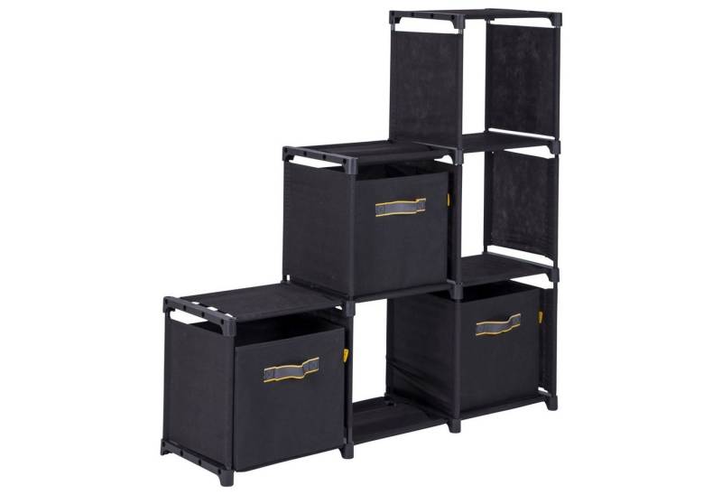 Bo-Camp Stoffschrank Faltschrank Troutman Campingschrank Stoff Schrank Schubladen Garderobe von Bo-Camp