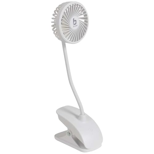 Bo-Camp - Tischventilator mit Klemme - Flex - ABS - Weiß von Bo-Camp