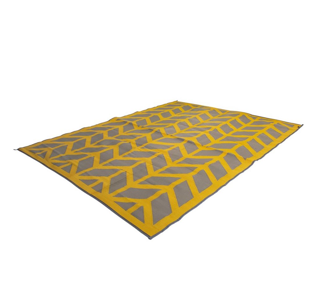 Outdoorteppich Outdoor-Teppich Chill mat Flaxton 2,7x3,5 m XL Ockergelb, Bo-Camp von Bo-Camp