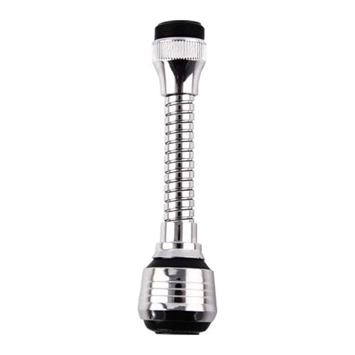 2 Modi Spülbecken Wasserhahn Belüfter 360 Grad Rotation Filter Verlängerungsrohr Dusche Wassersparhahn Universal Zubehör(Long Set grey) von BoBoBn