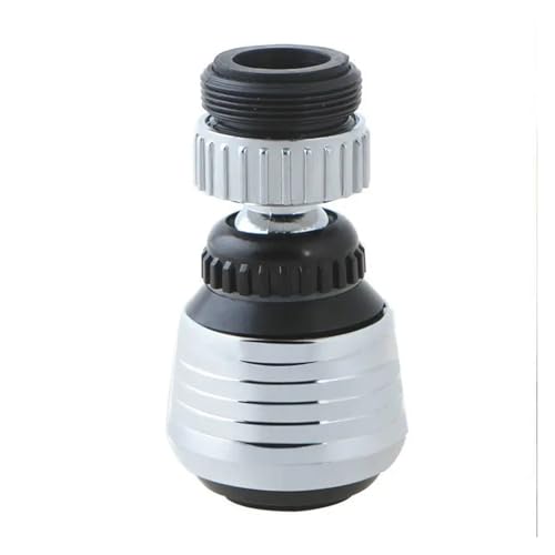 2 Modi Spülbecken Wasserhahn Belüfter 360 Grad Rotation Filter Verlängerungsrohr Dusche Wassersparhahn Universal Zubehör(Short Set grey) von BoBoBn
