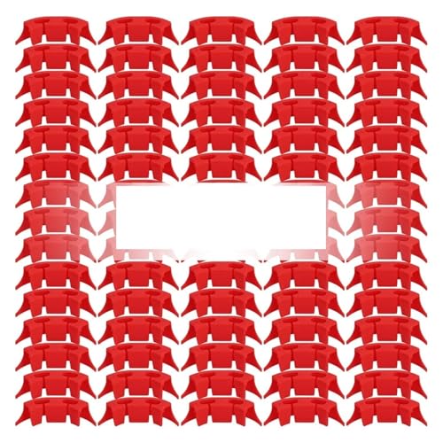50 stücke Anlage Bender Trainer Kunststoff Unterstützung Pile Rahmen Anlage Wachstum Manipulation Tutoren Blume Reben Zweige Unterstützung Klemmen(Red) von BoBoBn