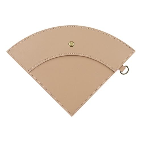 Aufbewahrungstasche for Kaffeefilterpapier aus PU-Leder for Kaffeetropfer, wasserdichte Kaffeefilter-Halterung, Beutel for Outdoor-Campingzubehör(Khaki) von BoBoBn