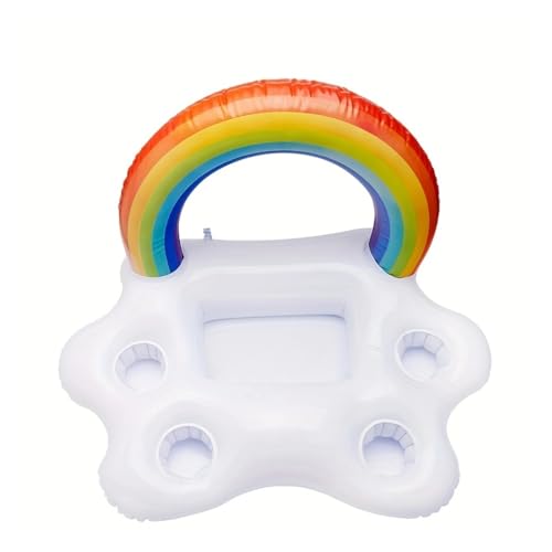 Sommer Party Eimer Wolke Getränkehalter Aufblasbarer Pool Float Bier Trinkkühler Tisch Tablett Strand Schwimmring von BoBoBn