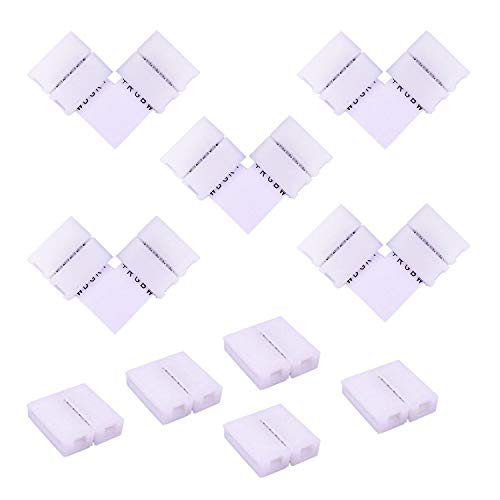 BoHong RGBW LED Streifen Eckverbinder 5-Polig Schnellverbinder 10mm Breit SMD 5050 Verbinder L Strip Anschluss Band Verteiler Steckverbinder BoHong RGBW LED Streifen Eckverbinder 5-Polig Schnellverbinder 10mm Breit SMD 5050 Verbinder L Strip Anschluss Band Verteiler Steckverbinder von BoHong