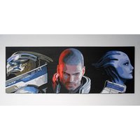 Squad, Garrus, Shepard, Liara Kunst Porträt, 3D Wanddekor, Dekupiersäge, Holzkunst, Kunst, Videospiel Squad, Garrus, Shepard, Liara Kunst Porträt, 3D Wanddekor, Dekupiersäge, Holzkunst, Kunst, Videospiel von BoRiljana