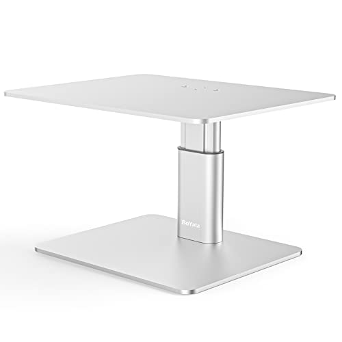 BoYata Monitorständer, Höhenverstellbar Metallisch Schreibtischständer PC Bildschirm Ständer, Organizer, Kompatibel mit iMac, TV, PC, Laptop, Computerund allen Bildschirmen, Silber BoYata Monitorständer, Höhenverstellbar Metallisch Schreibtischständer PC Bildschirm Ständer, Organizer, Kompatibel mit iMac, TV, PC, Laptop, Computerund allen Bildschirmen, Silber von BoYata