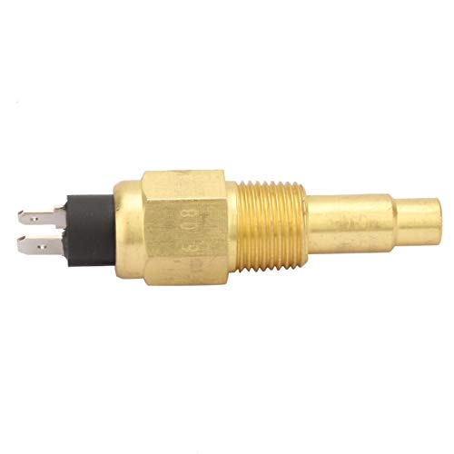 Boaby Temperatursensor, 3/8 NPT 3W 103 ℃ Messing Motor Wassertemperatursensor Generator Teil Passend für VDO von Boaby