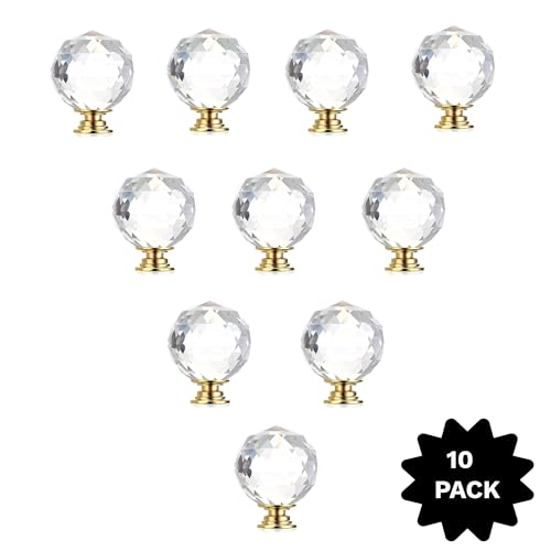 Boahaus Schubladenknöpfe für Schränke, Kommoden, Schminktische, Nachttische, Schränke und Schminktische, inkl. Schrauben, modernes, elegantes Design für einfaches Upgrade zu Hause, goldfarbene Boahaus Schubladenknöpfe für Schränke, Kommoden, Schminktische, Nachttische, Schränke und Schminktische, inkl. Schrauben, modernes, elegantes Design für einfaches Upgrade zu Hause, goldfarbene von Boahaus