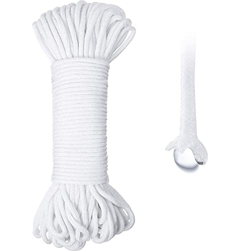 130 Fuß Selbstbewässernde Dochtschnur Baumwolle Bewässerungsseil für Indoor Outdoor Selbstbewässernde Pflanz Gefäße DIY Automatisches Bewässerungssystem Topfpflanze Sitter Tropfbewässerung Waterer von Boao
