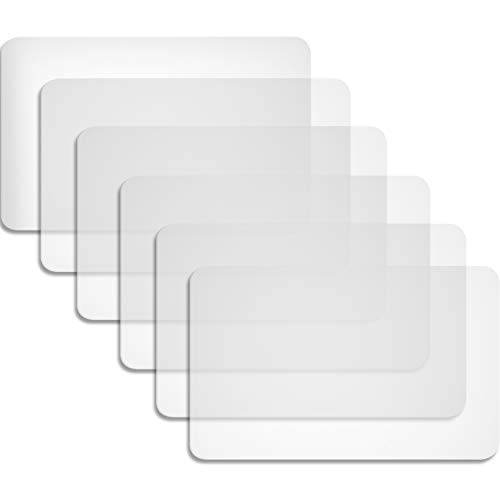 BOAO 6 Stück Kunststoff Tischsets Tisch Matte Hitzebeständige Tischsets Essmatten für Tisch, Esszimmer, Küche (40 x 30 cm) von Boao