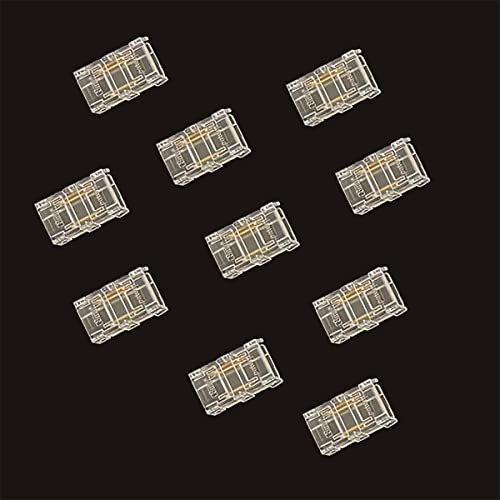Boarda 10 mm 3-polige CCT COB-LED-Streifen-Verbinder, 10 Stück Streifen auf Drahtverbinder, lückenlose, lötfreie Verbindung, Schnellklick-Anschluss für 10 mm COB-LED-Lichtstreifen (10 mm Dual-Weiß, Boarda 10 mm 3-polige CCT COB-LED-Streifen-Verbinder, 10 Stück Streifen auf Drahtverbinder, lückenlose, lötfreie Verbindung, Schnellklick-Anschluss für 10 mm COB-LED-Lichtstreifen (10 mm Dual-Weiß, von Boarda